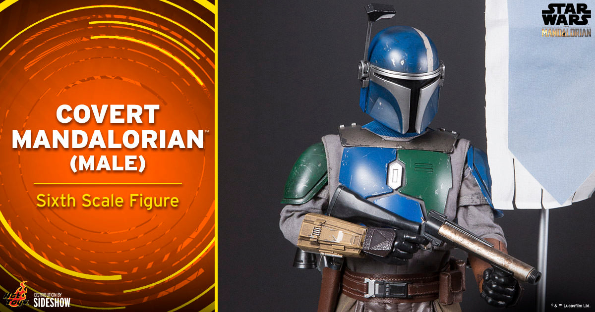Covert Mandalorian (Male) Sixth Scale Figure by Hot Toys Star Wars