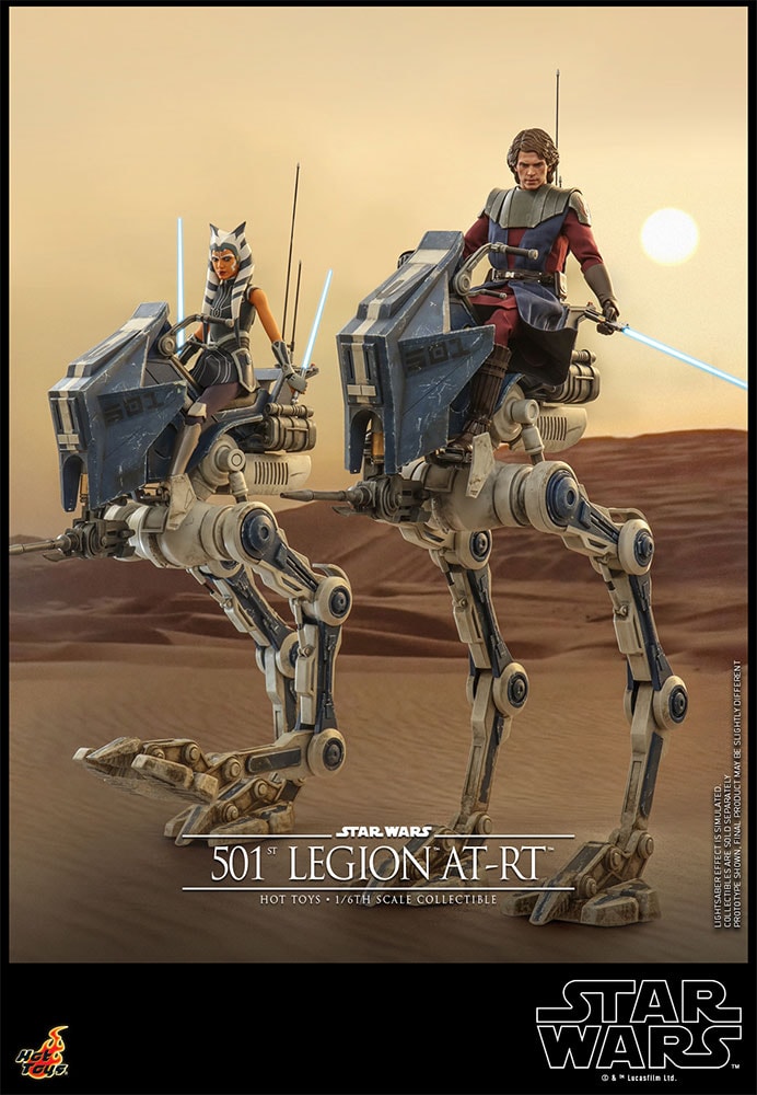 ARF Trooper and 501st Legion AT-RT Star Wars Sixth Scale Figure Set