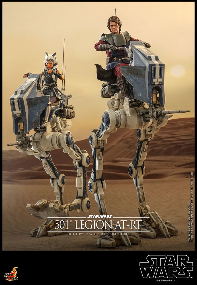 ARF Trooper and 501st Legion AT-RT Star Wars Sixth Scale Figure Set