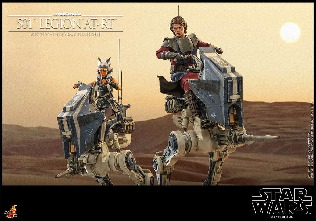ARF Trooper and 501st Legion AT-RT Star Wars Sixth Scale Figure Set