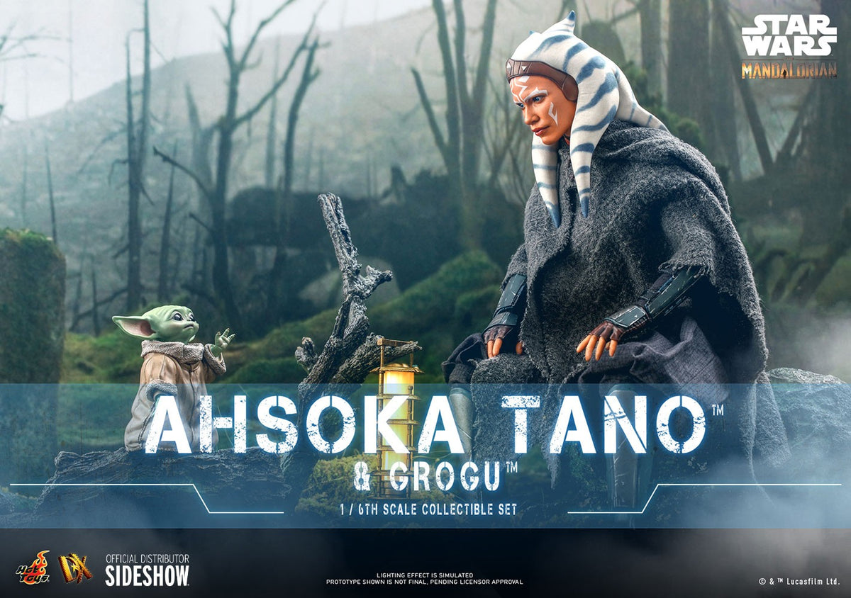Ahsoka Tano and Grogu Star Wars Sixth Scale Figure Set