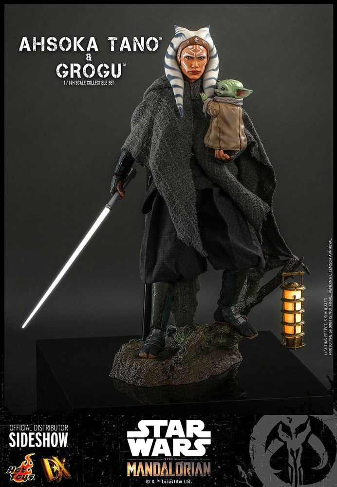 Ahsoka Tano and Grogu Star Wars Sixth Scale Figure Set