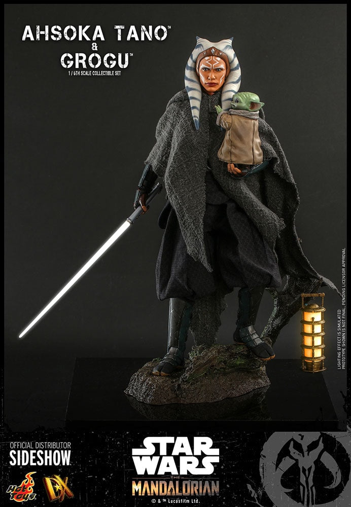 Ahsoka Tano and Grogu Star Wars Sixth Scale Figure Set