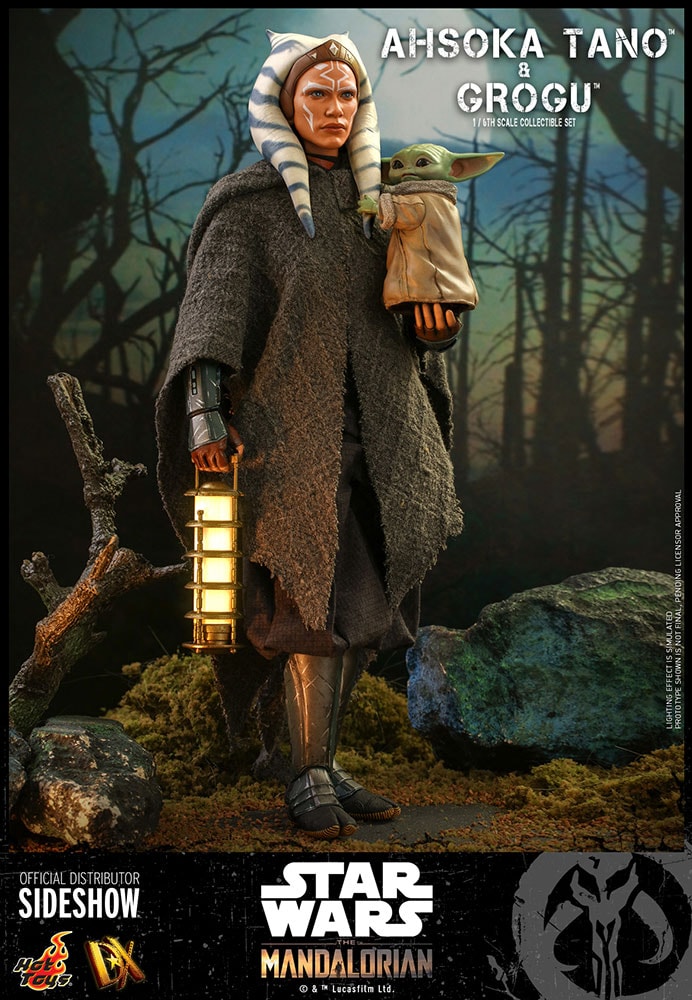 Ahsoka Tano and Grogu Star Wars Sixth Scale Figure Set