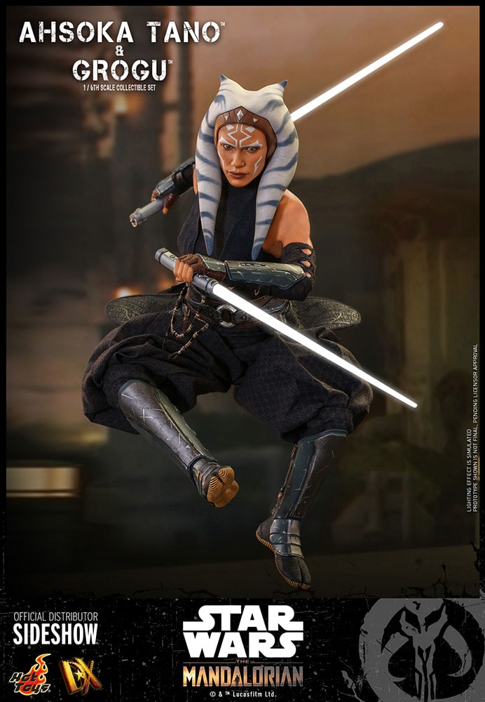 Ahsoka Tano and Grogu Star Wars Sixth Scale Figure Set