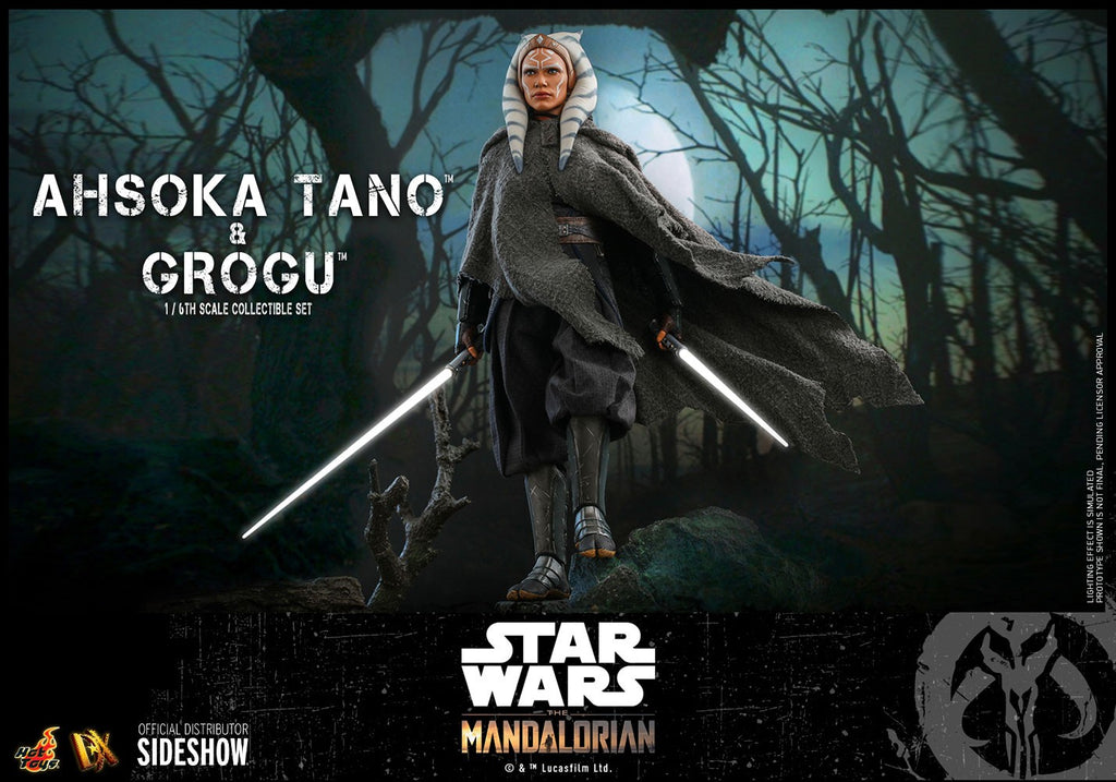Ahsoka Tano and Grogu Star Wars Sixth Scale Figure Set