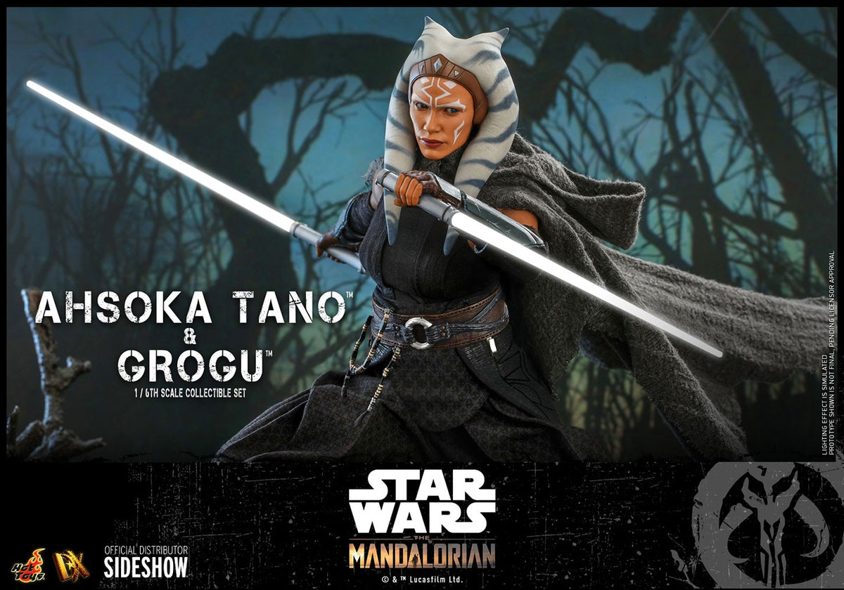 Ahsoka Tano and Grogu Star Wars Sixth Scale Figure Set