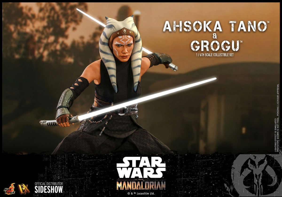 Ahsoka Tano and Grogu Star Wars Sixth Scale Figure Set