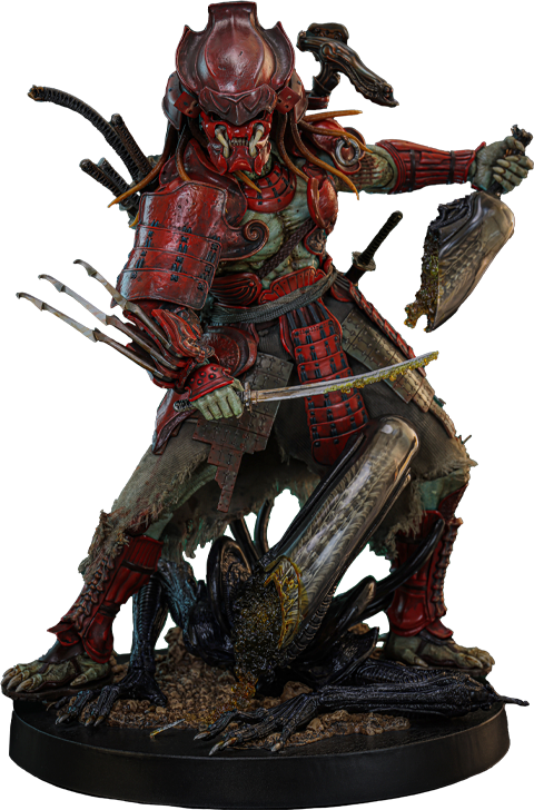 Akaoni Samurai Predator Alien VS Predator Sixth Scale Figure