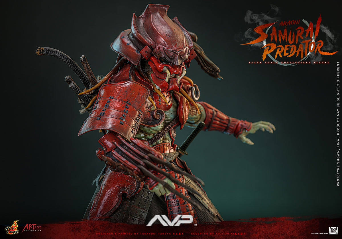 Akaoni Samurai Predator Alien VS Predator Sixth Scale Figure