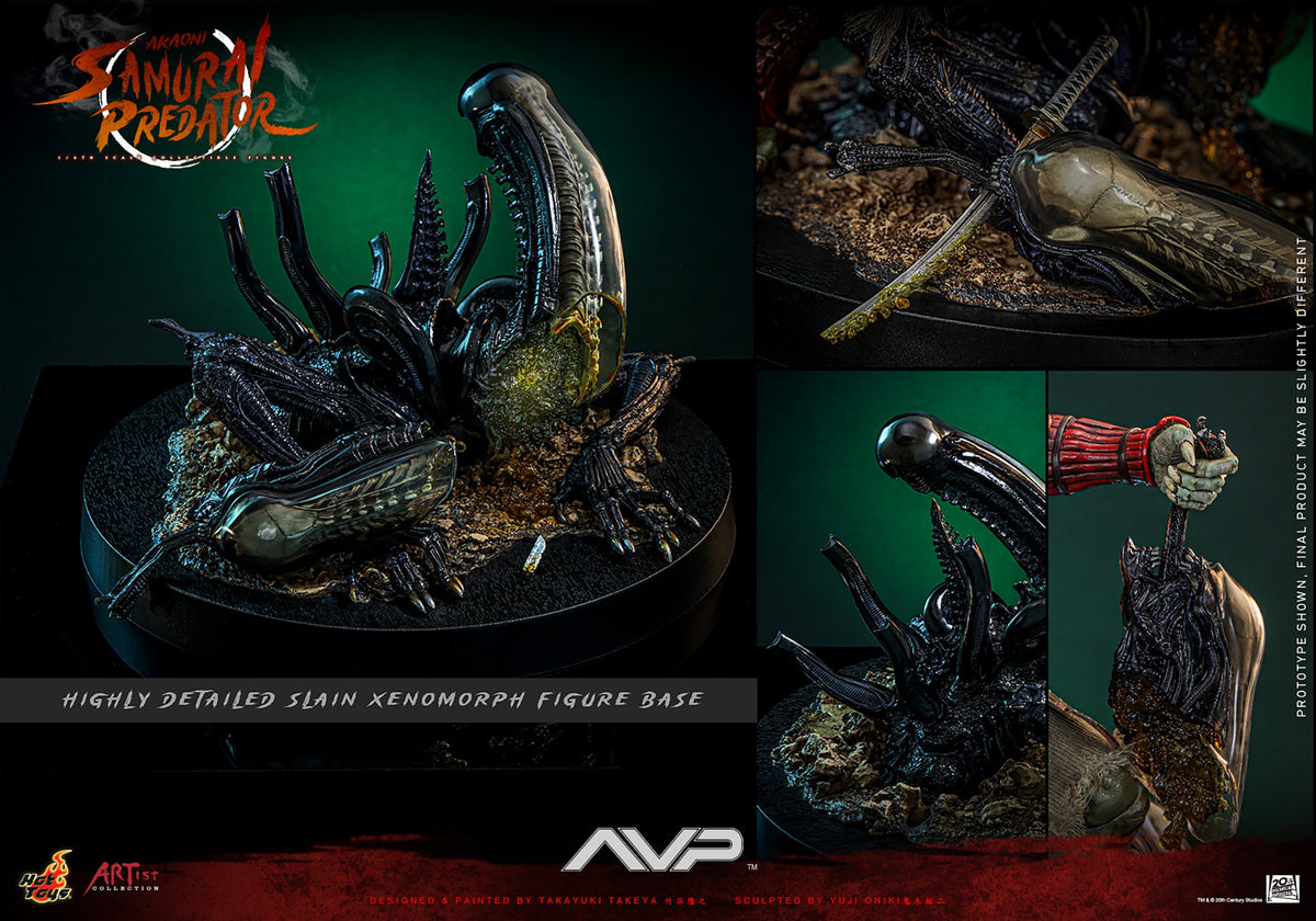 Akaoni Samurai Predator Alien VS Predator Sixth Scale Figure