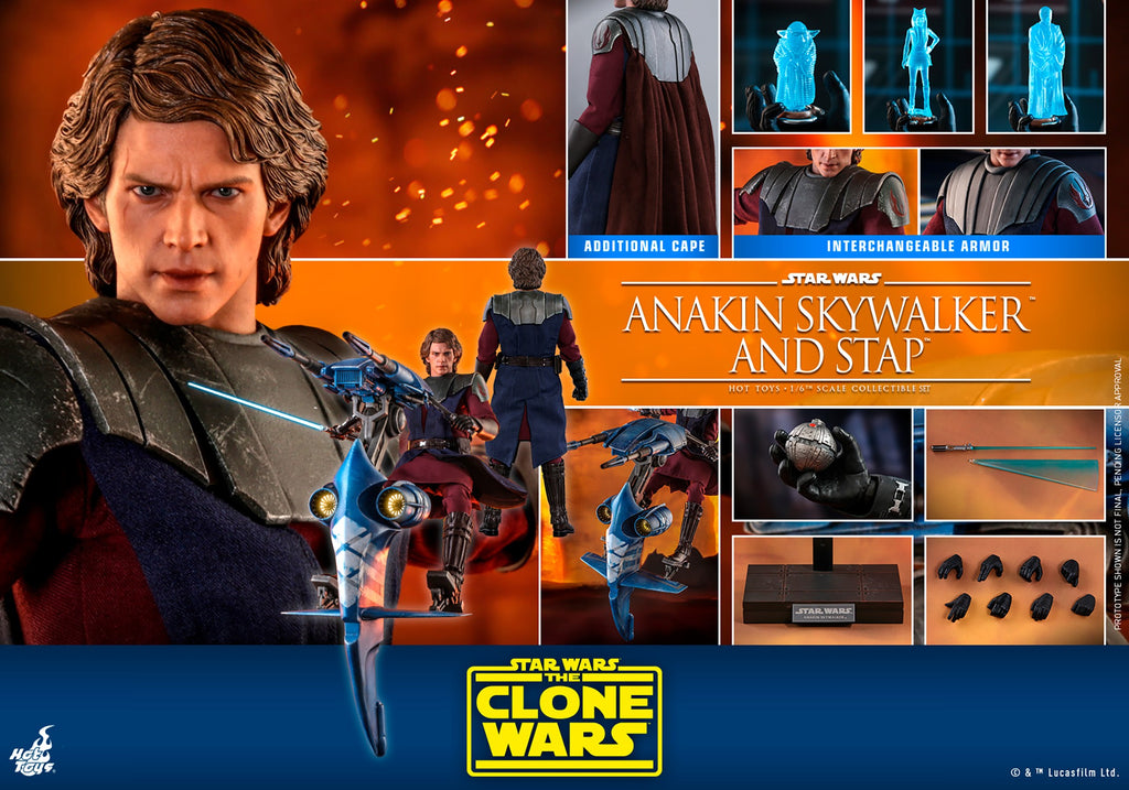 Anakin Skywalker and STAP Star Wars Sixth Scale Figure Set
