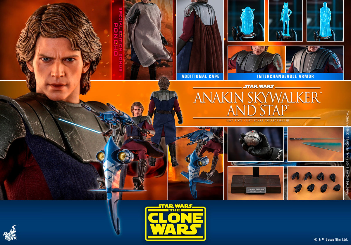 Anakin Skywalker and STAP Star Wars Sixth Scale Figure Set