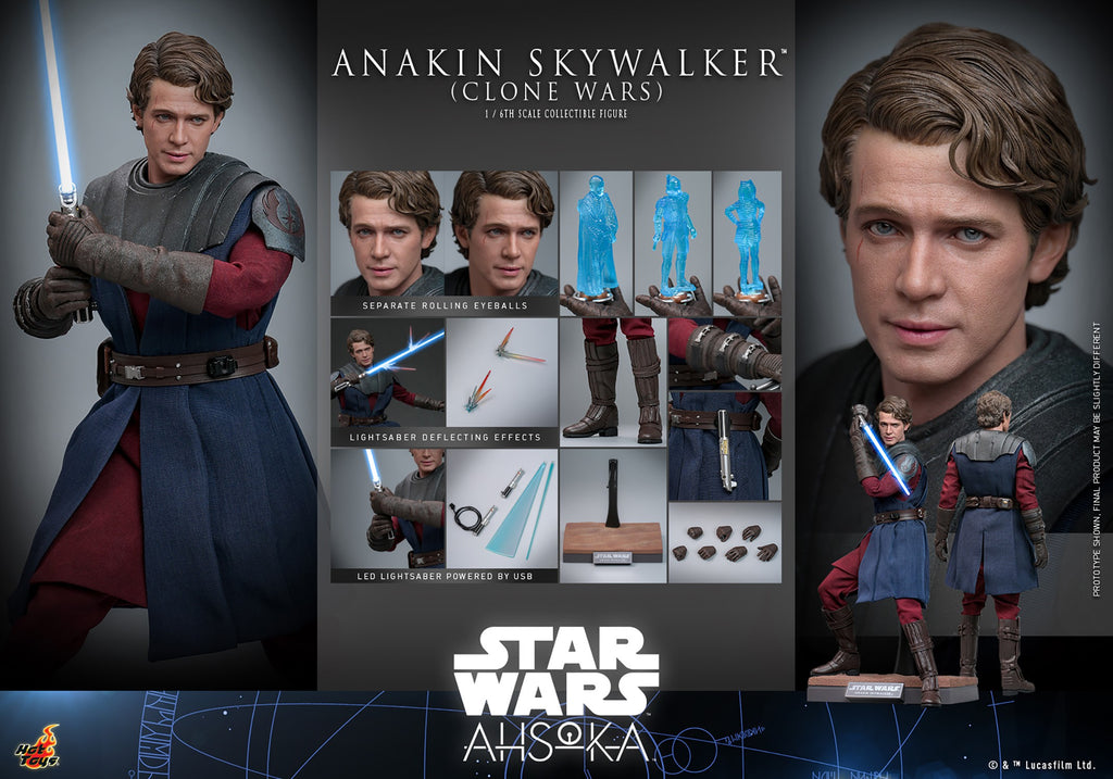 Anakin Skywalker (Clone Wars) Star Wars Sixth Scale Figure