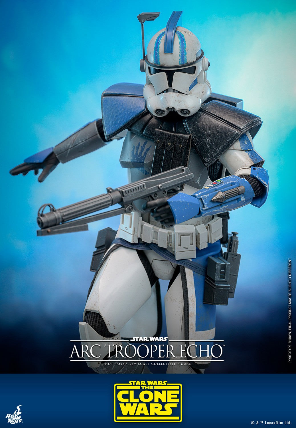 Arc Trooper Echo Star Wars Sixth Scale Figure