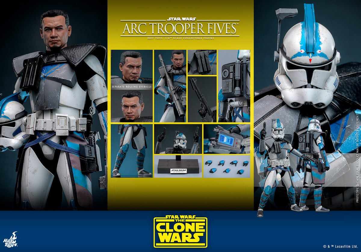 Arc Trooper Fives Star Wars Sixth Scale Figure