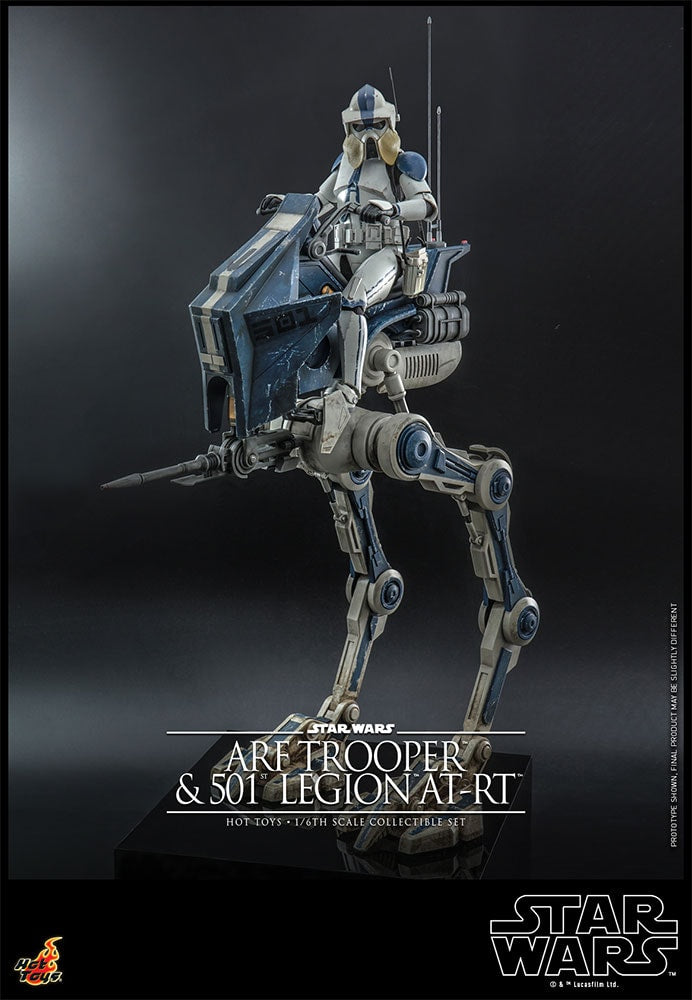 ARF Trooper and 501st Legion AT-RT Star Wars Sixth Scale Figure Set