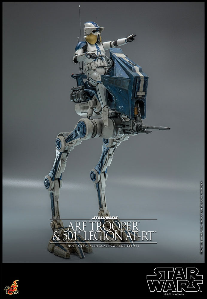 ARF Trooper and 501st Legion AT-RT Star Wars Sixth Scale Figure Set