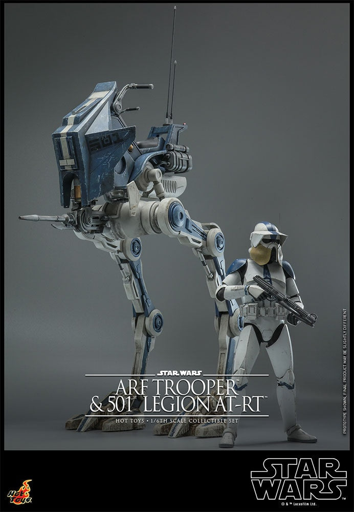 ARF Trooper and 501st Legion AT-RT Star Wars Sixth Scale Figure Set