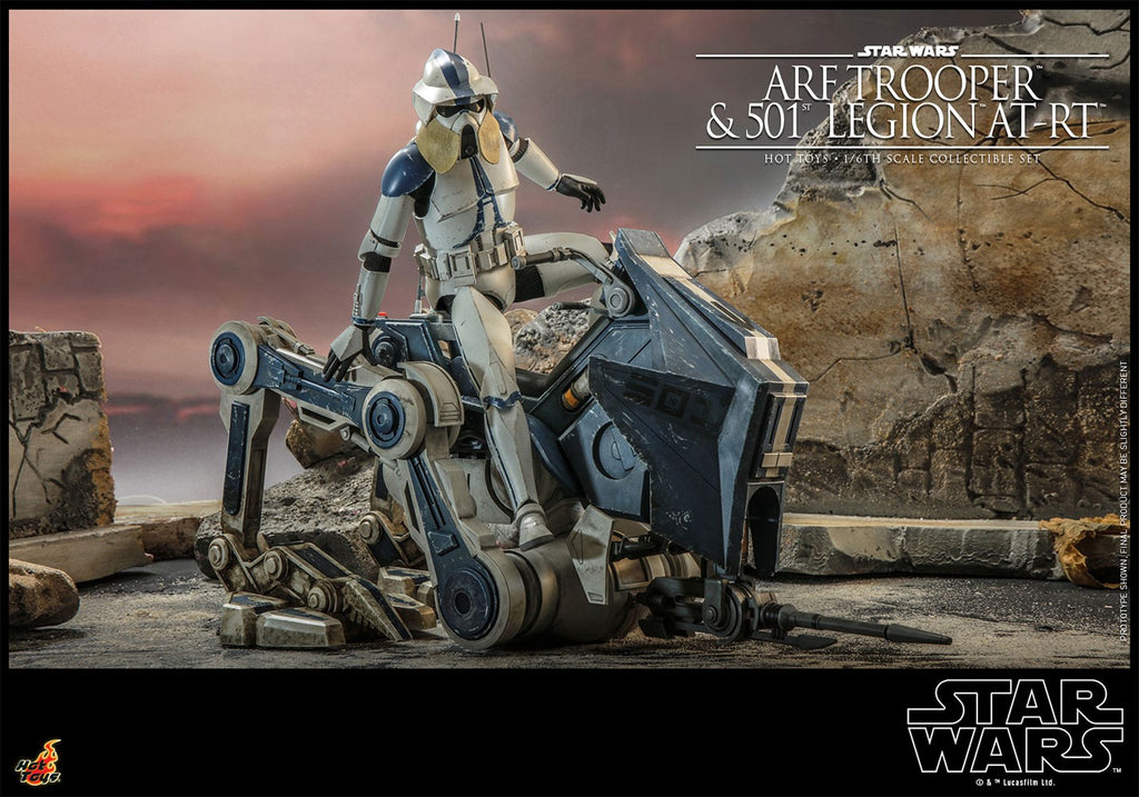 ARF Trooper and 501st Legion AT-RT Star Wars Sixth Scale Figure Set