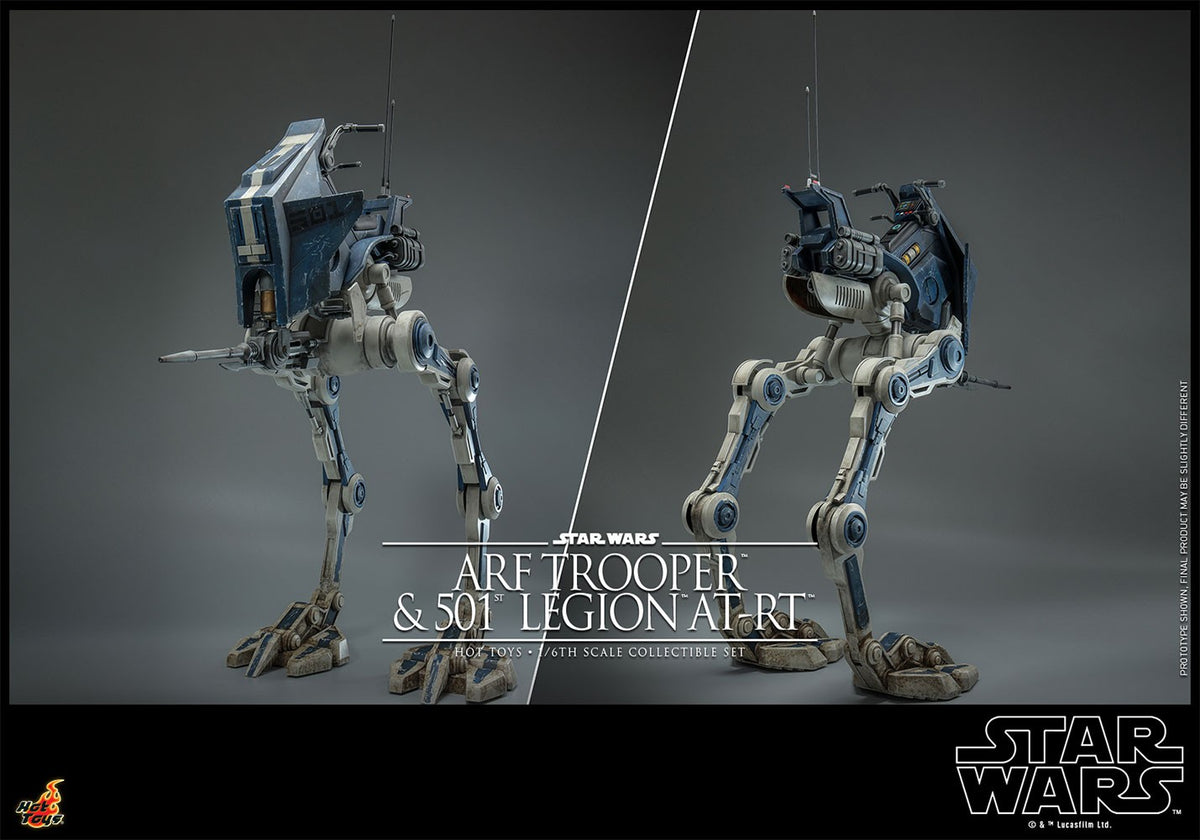 ARF Trooper and 501st Legion AT-RT Star Wars Sixth Scale Figure Set