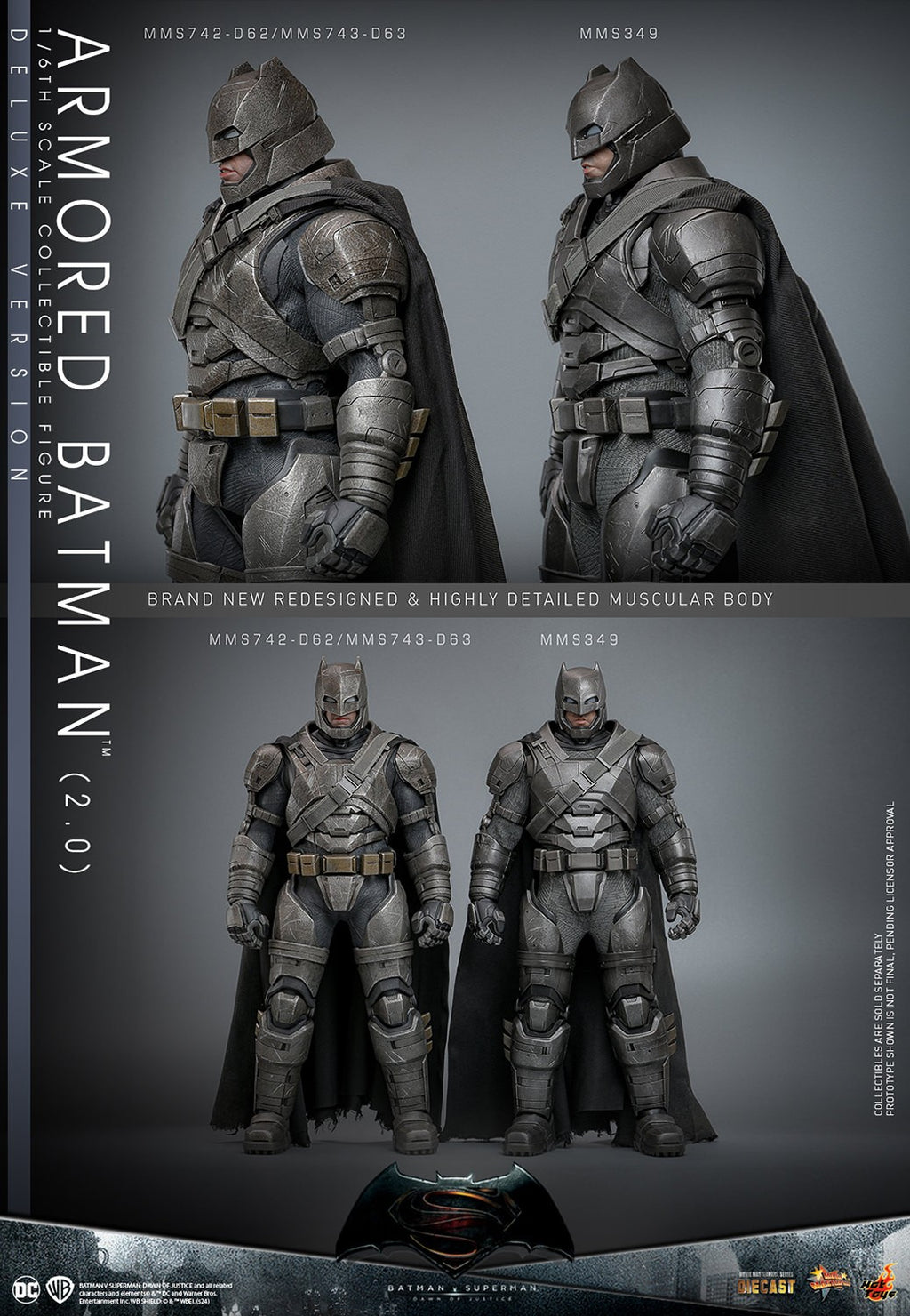 Armored Batman (2.0) DC Sixth Scale Figure