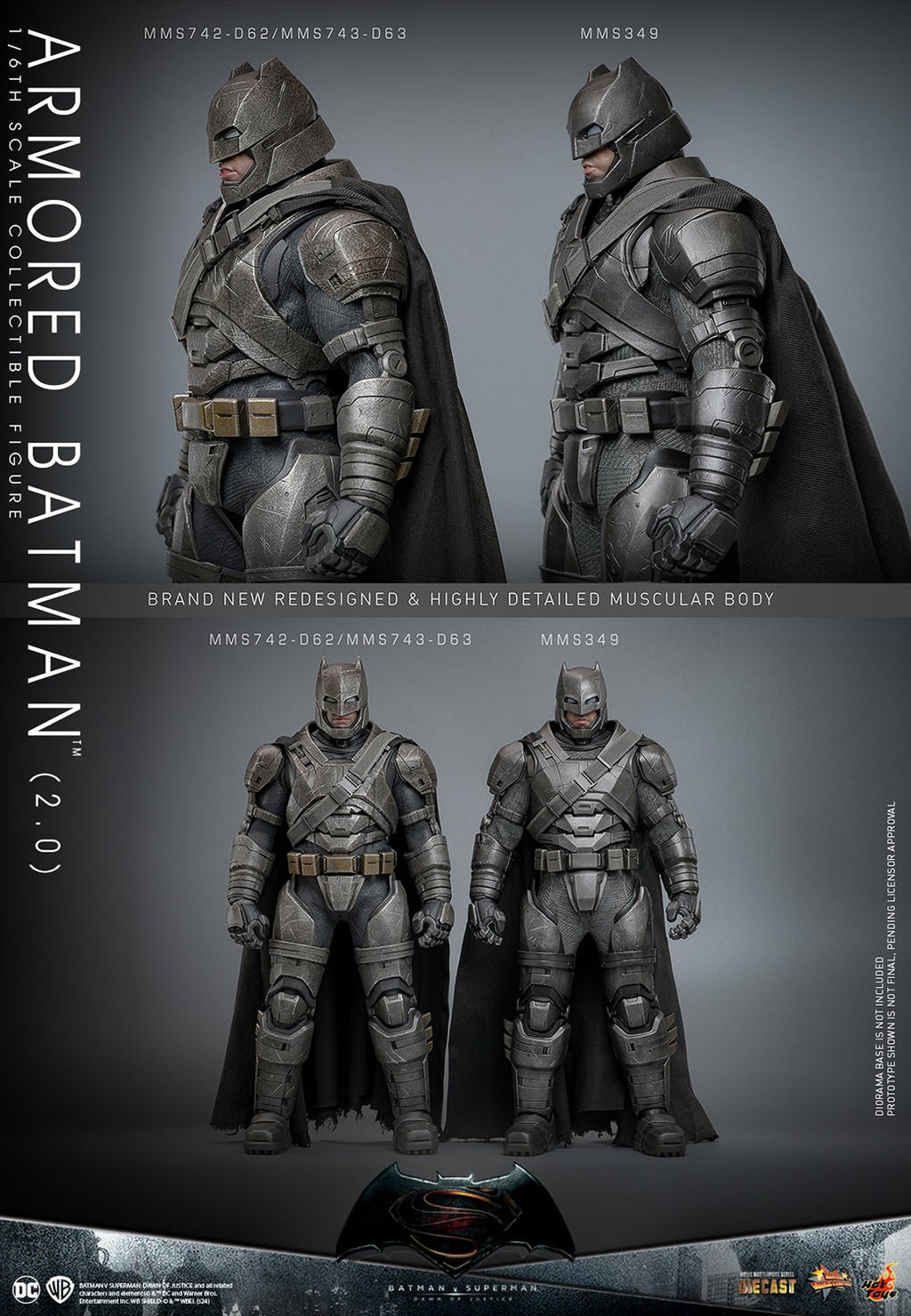 Armored Batman (2.0) DC Sixth Scale Figure
