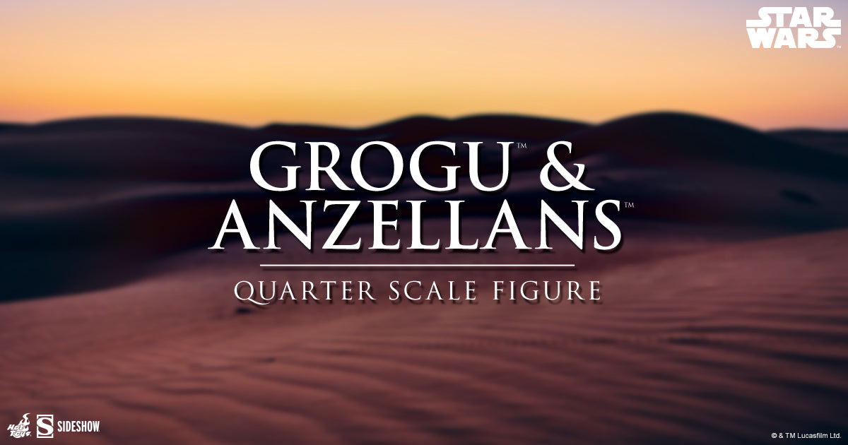 Grogu & Anzellans Quarter Scale Figure by Hot Toys Star Wars