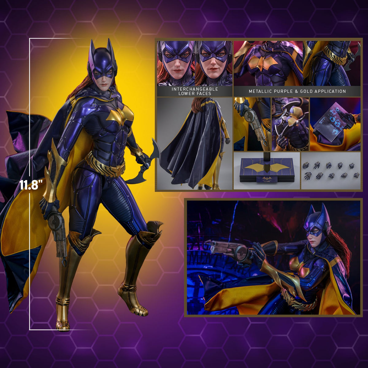 Batgirl (Purple and Gold Version) DC Sixth Scale Figure