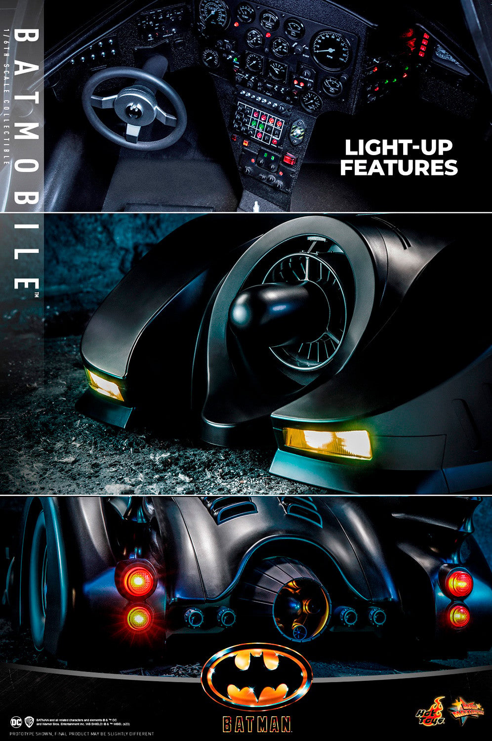 Batmobile DC Sixth Scale Figure Accessory