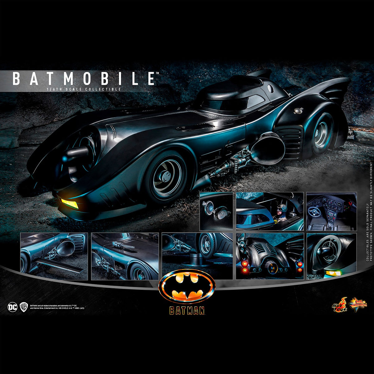 Batmobile DC Sixth Scale Figure Accessory