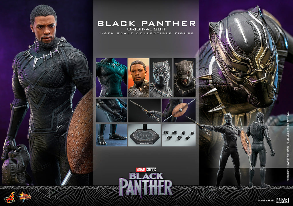 Black Panther (Original Suit) Marvel Sixth Scale Figure