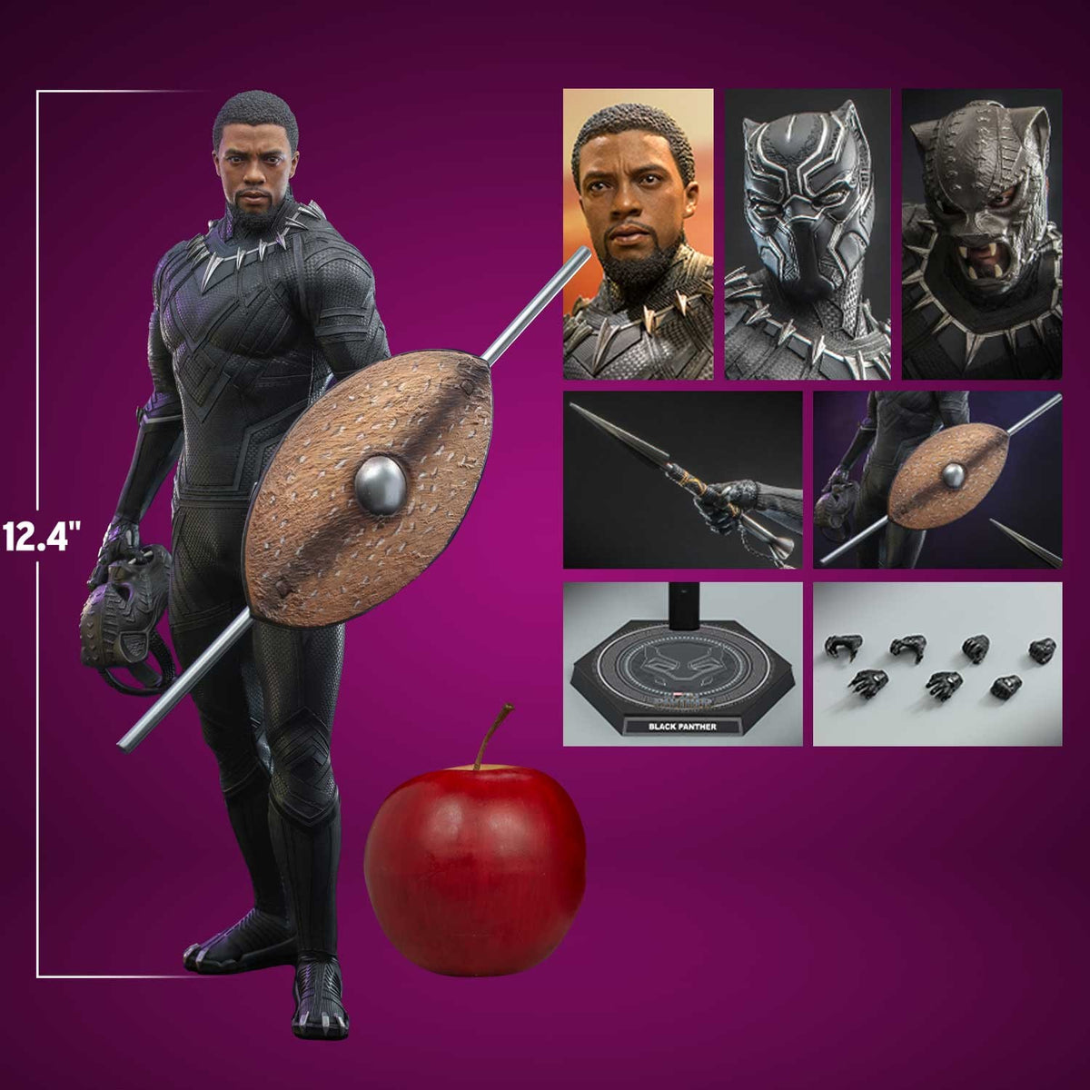 Black Panther (Original Suit) Marvel Sixth Scale Figure