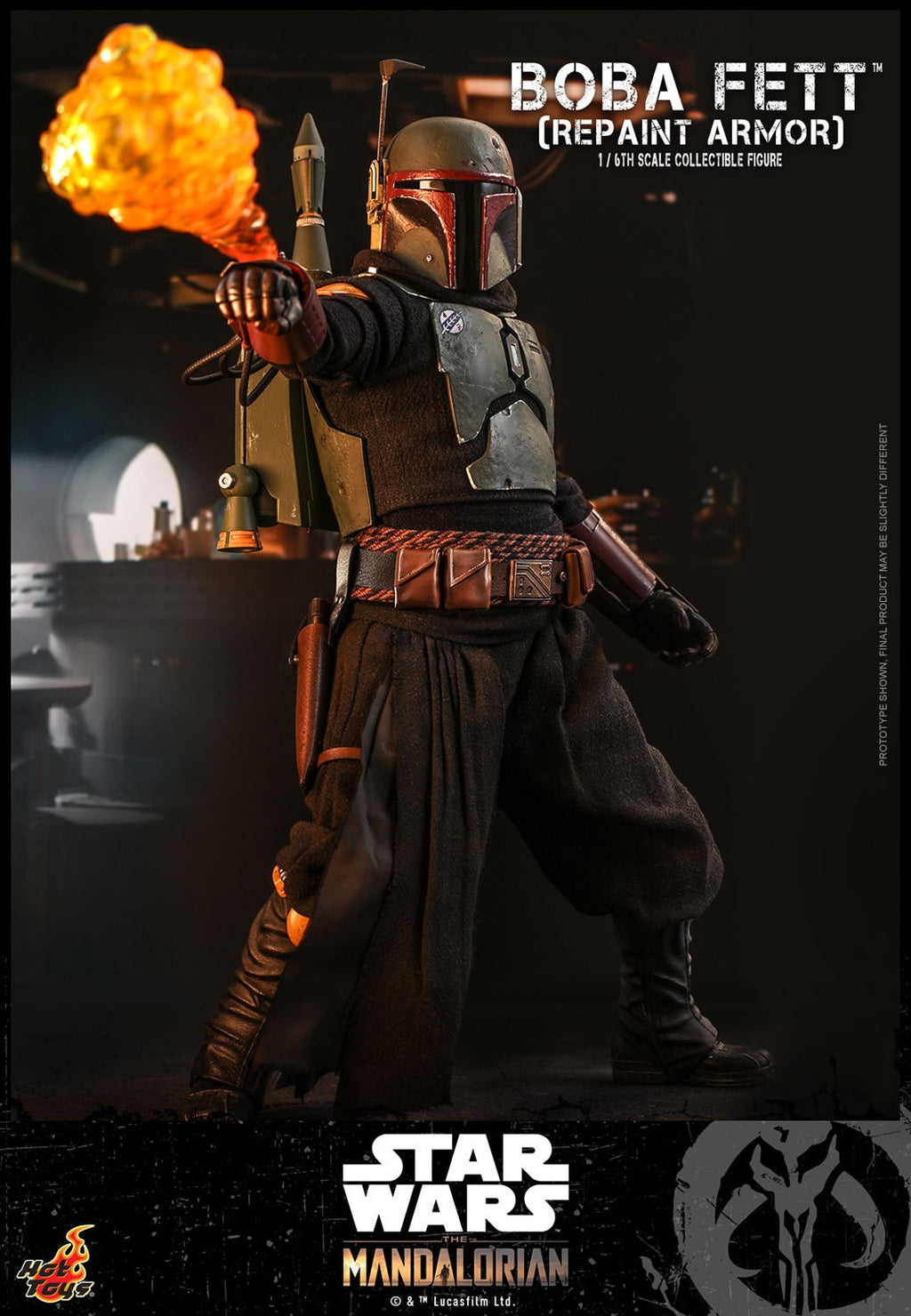Boba Fett (Repaint Armor) Star Wars Sixth Scale Figure