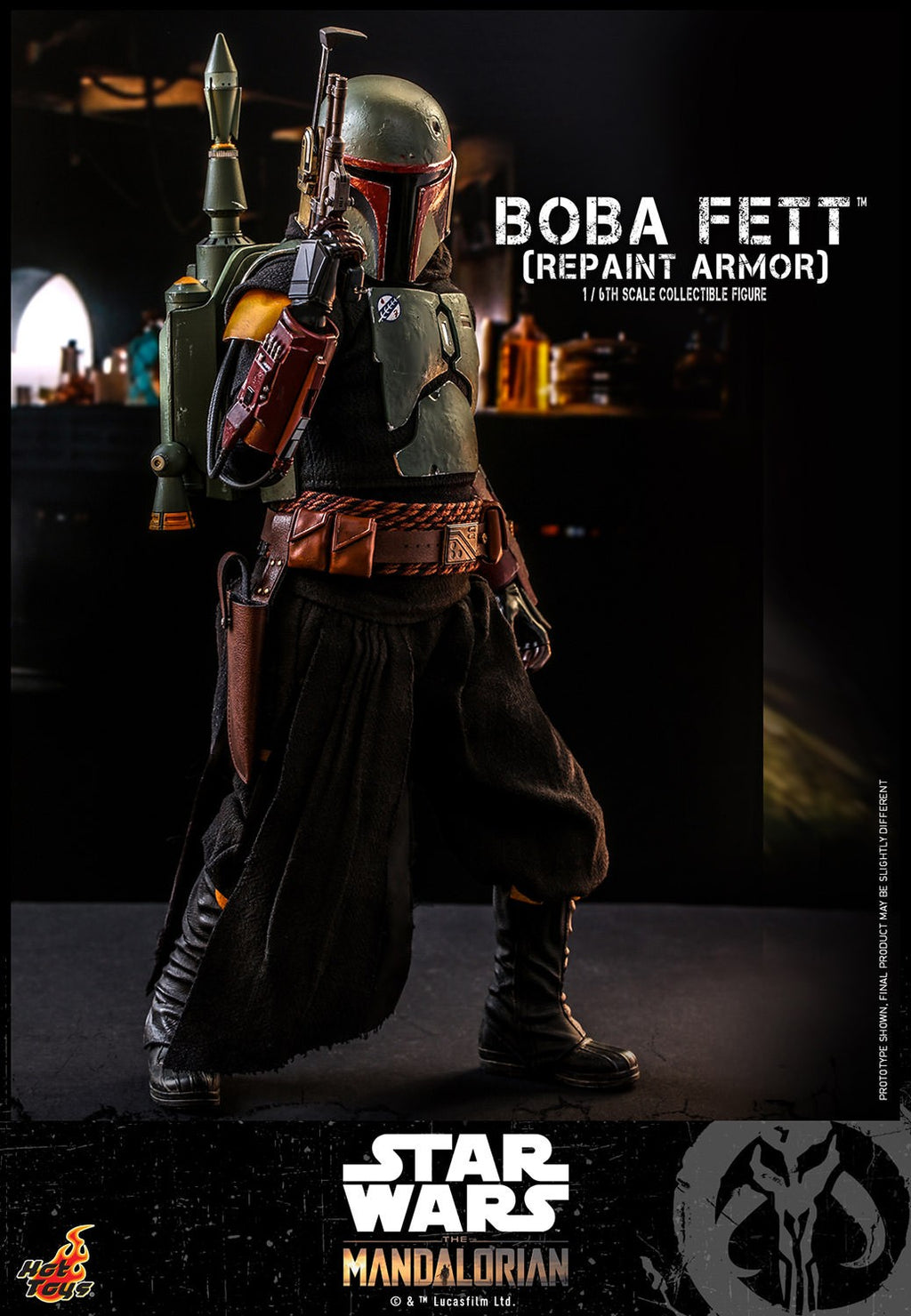Boba Fett (Repaint Armor) Star Wars Sixth Scale Figure