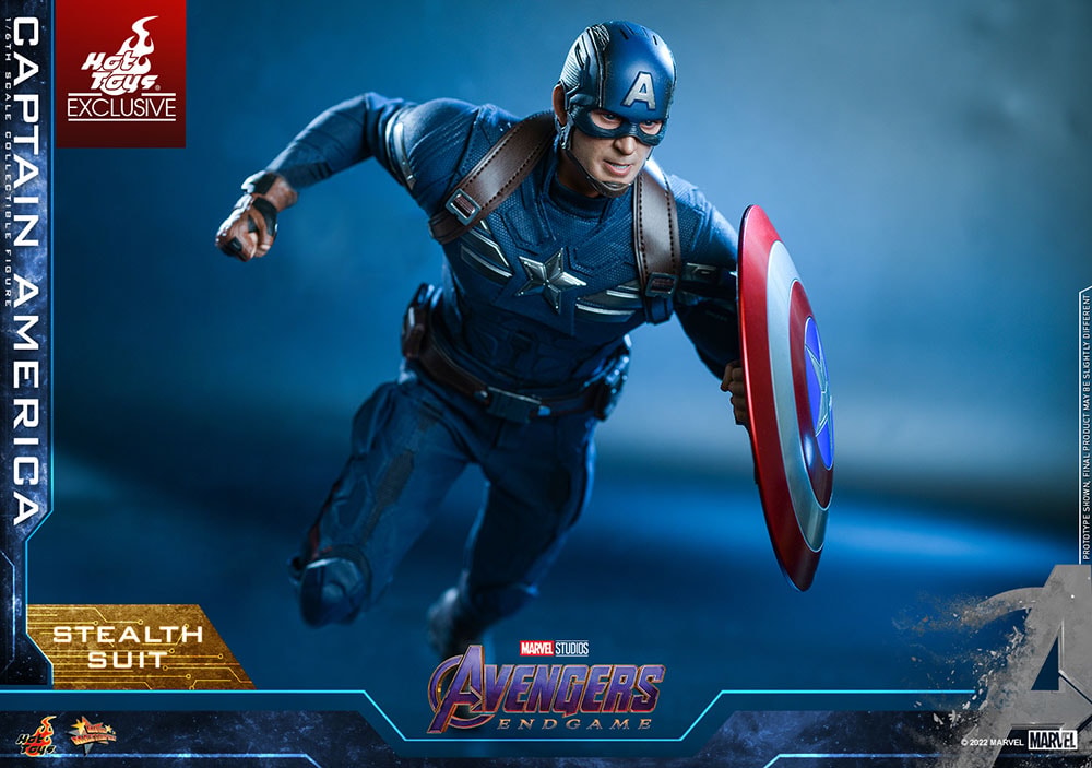 Captain America (Stealth Suit) Marvel Sixth Scale Figure