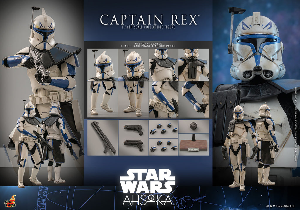 Captain Rex Star Wars Sixth Scale Figure