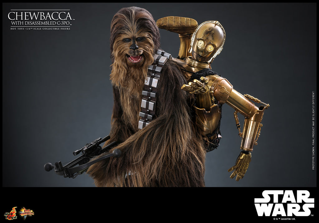Chewbacca with Disassembled C-3PO Star Wars Sixth Scale Figure