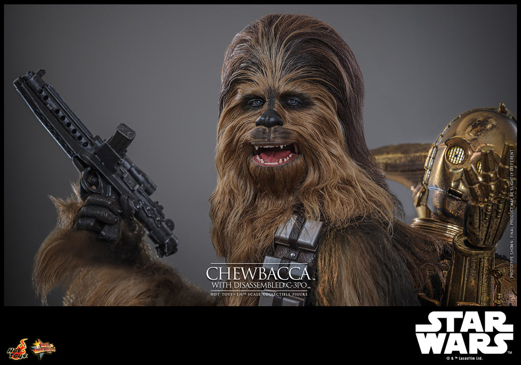 Chewbacca with Disassembled C-3PO Star Wars Sixth Scale Figure
