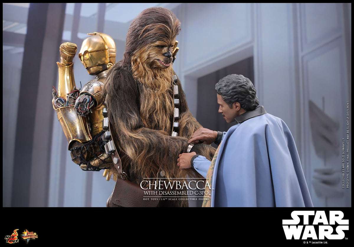 Chewbacca with Disassembled C-3PO Star Wars Sixth Scale Figure