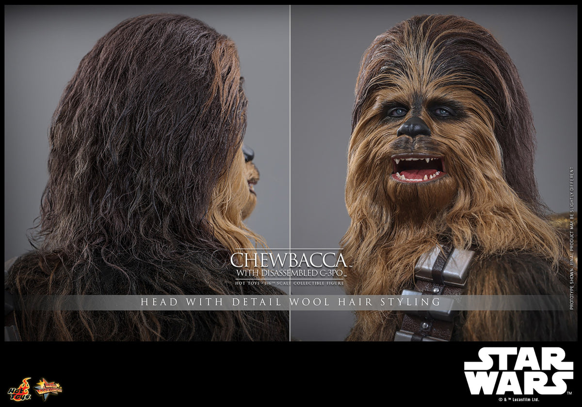Chewbacca with Disassembled C-3PO Star Wars Sixth Scale Figure