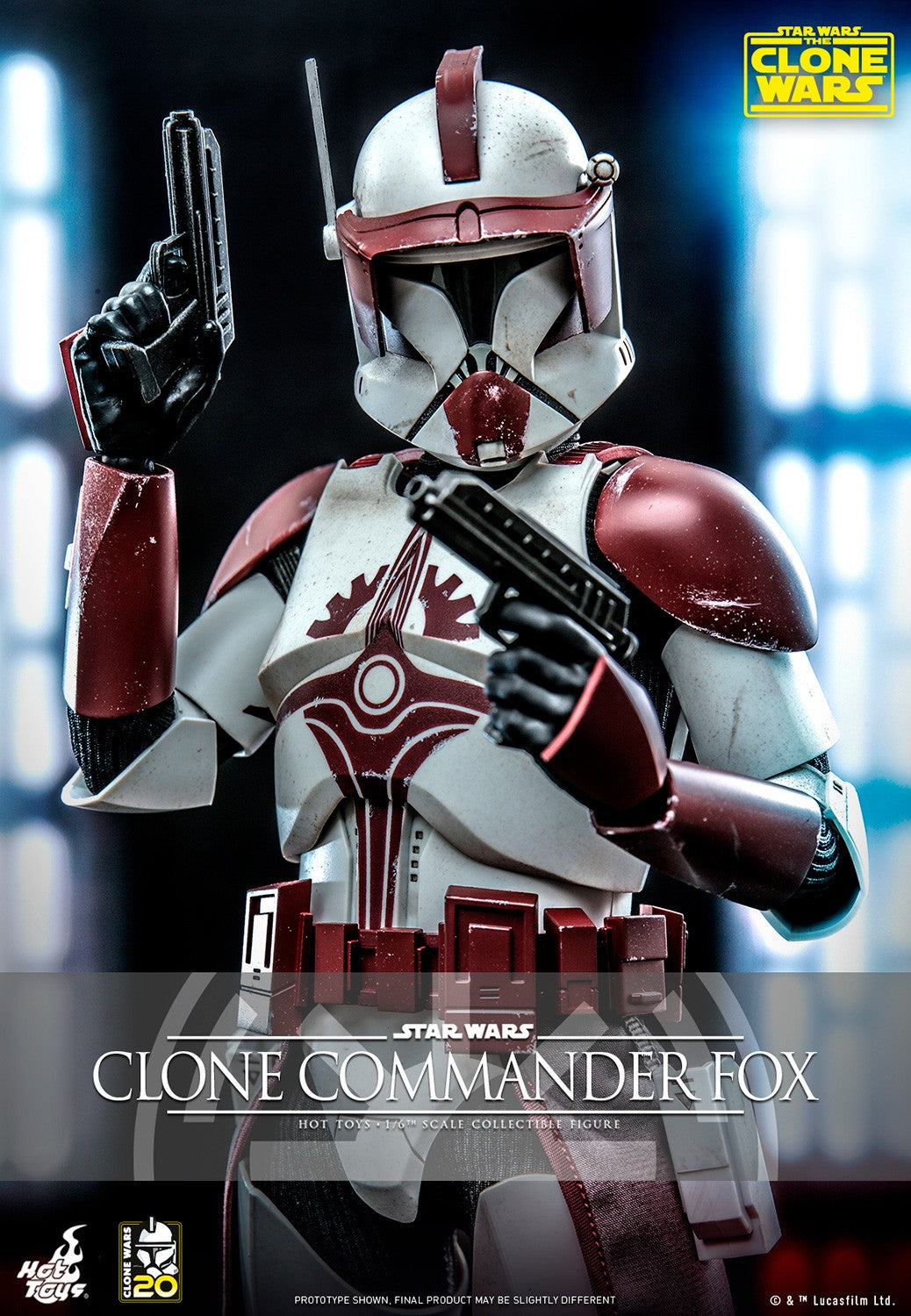 Clone Commander Fox Star Wars Sixth Scale Figure