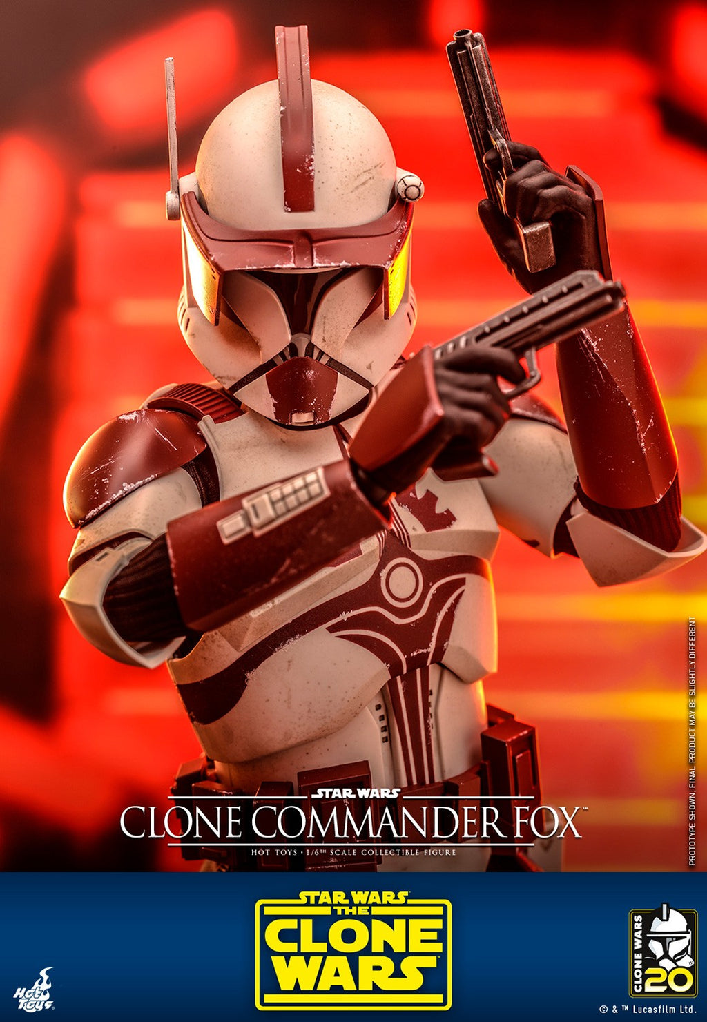 Clone Commander Fox Star Wars Sixth Scale Figure