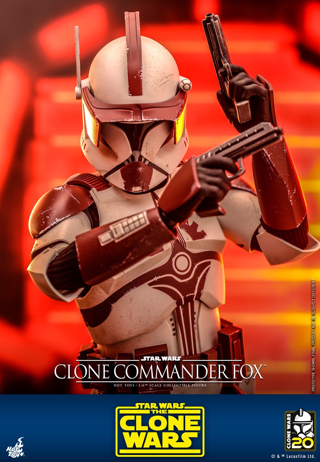 Clone Commander Fox Star Wars Sixth Scale Figure