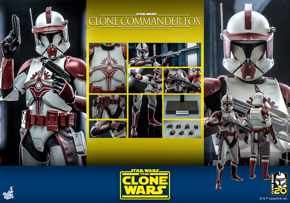 Clone Commander Fox Star Wars Sixth Scale Figure