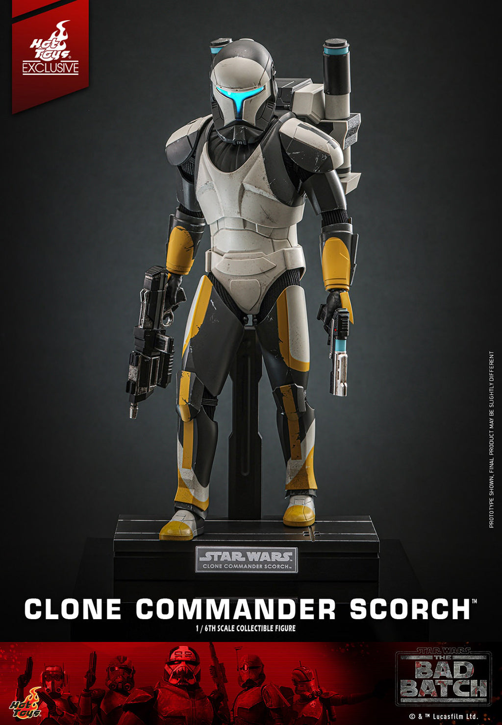 Clone Commando Scorch Star Wars Sixth Scale Figure