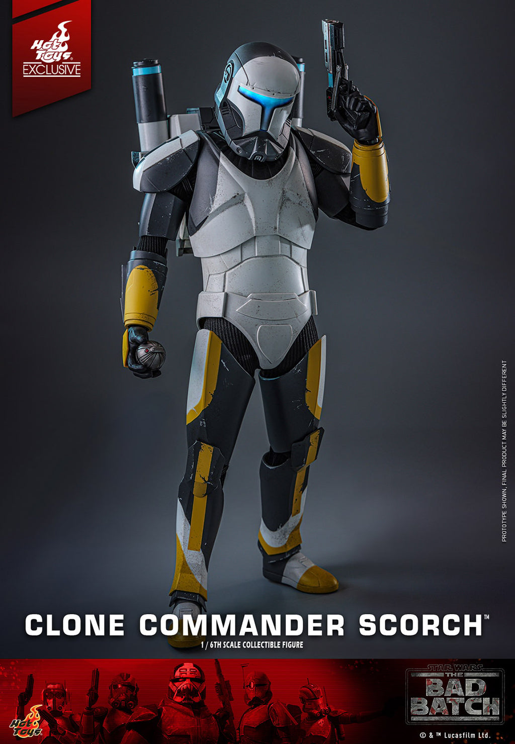 Clone Commando Scorch Star Wars Sixth Scale Figure