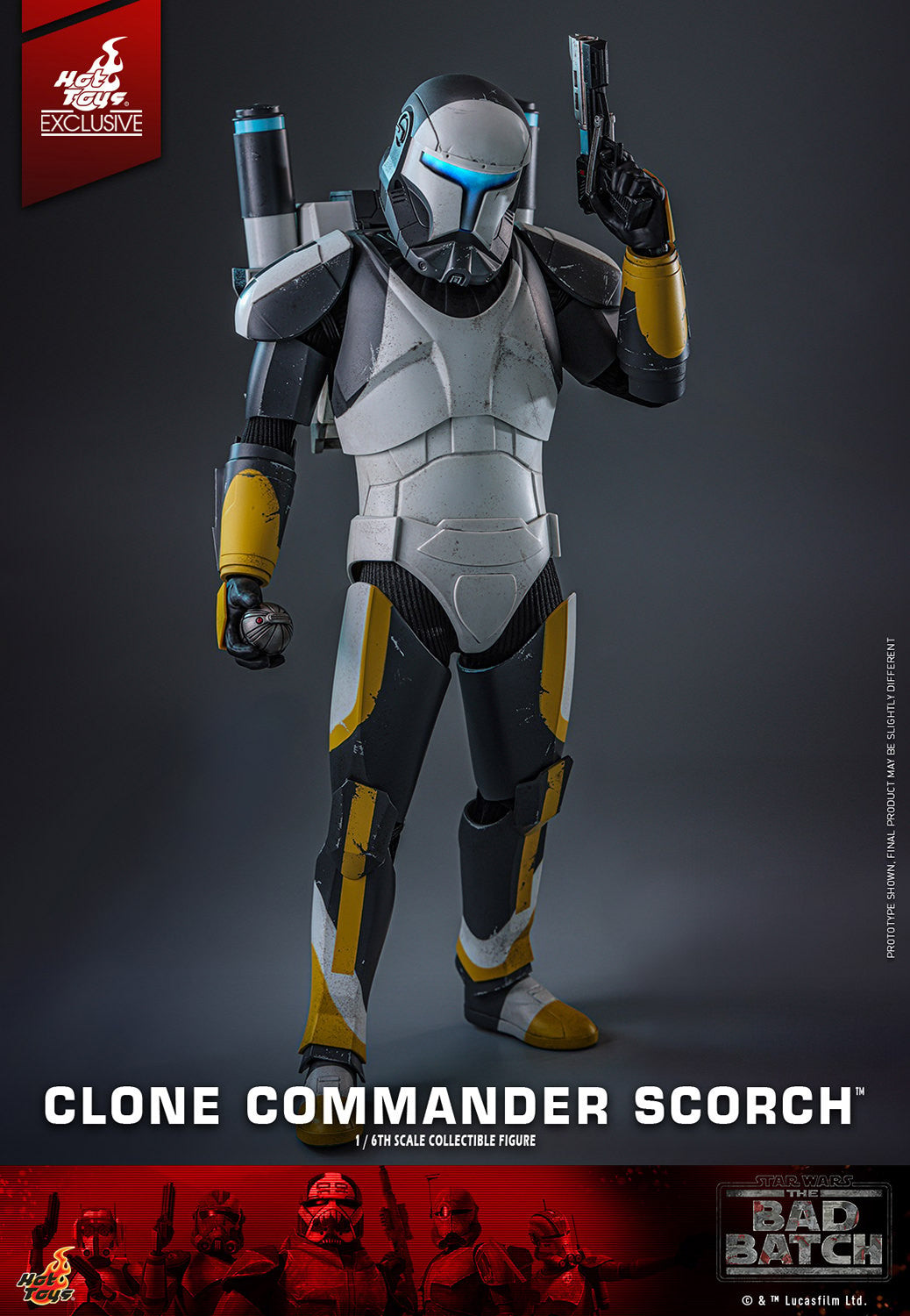 Clone Commando Scorch Star Wars Sixth Scale Figure