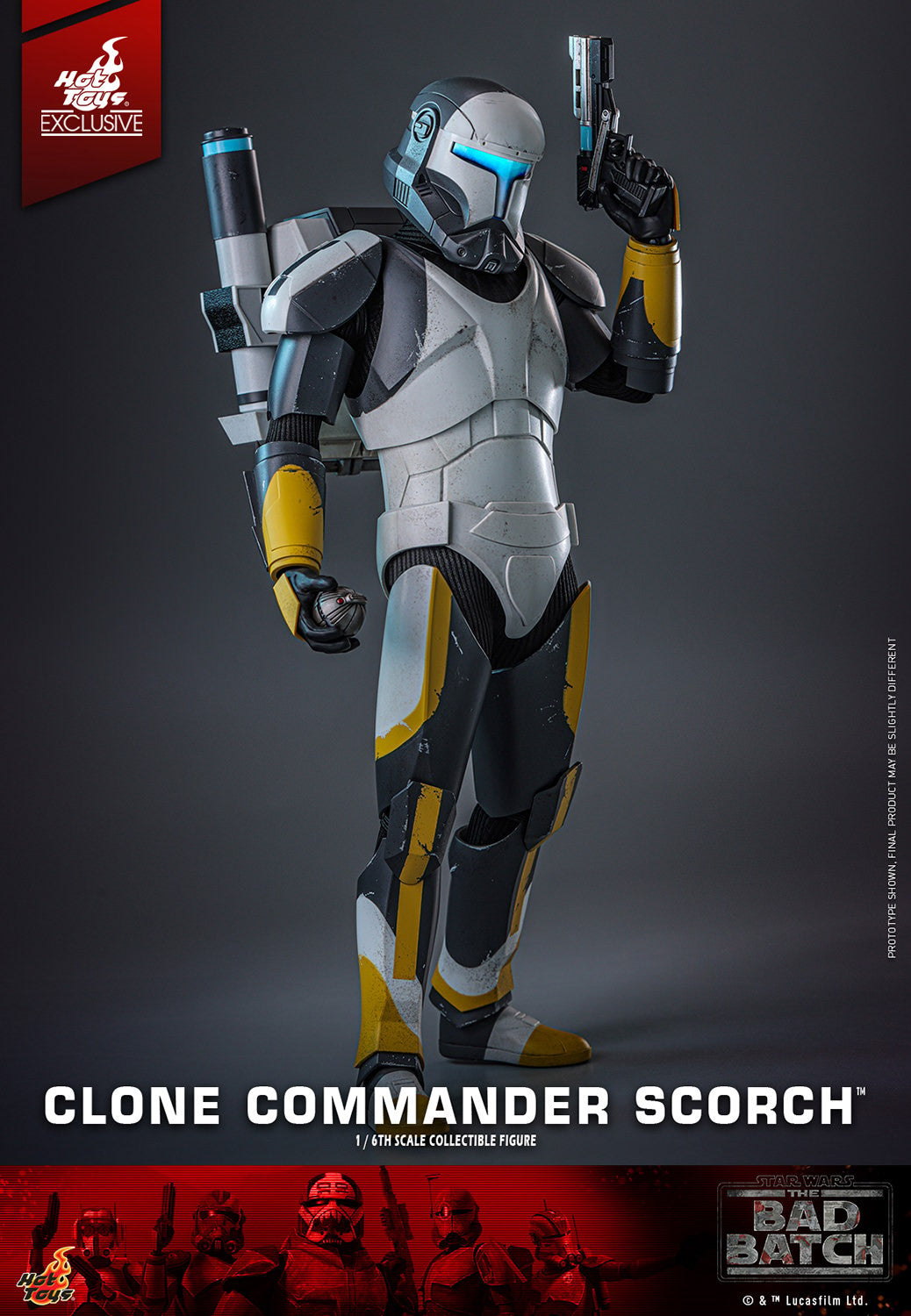 Clone Commando Scorch Star Wars Sixth Scale Figure