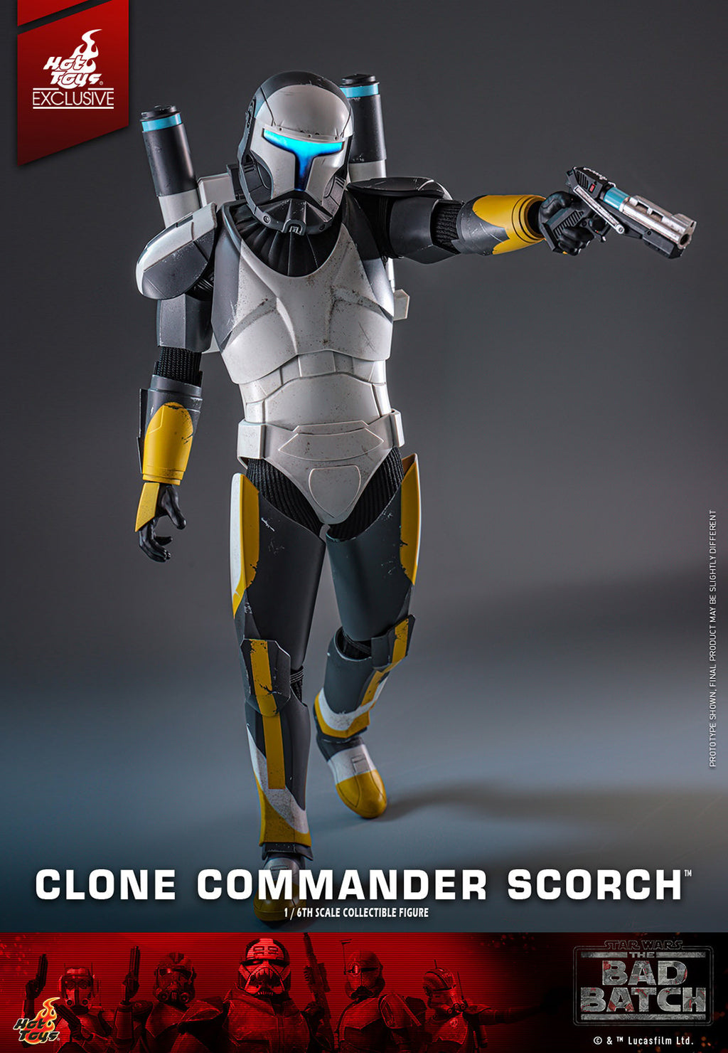 Clone Commando Scorch Star Wars Sixth Scale Figure